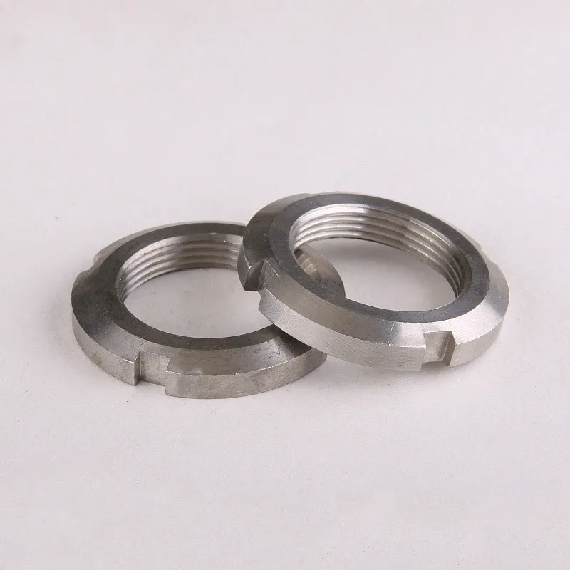 

1PCS GB812 Stainless Steel 304 Slotted Nut M68/70/72/76/80