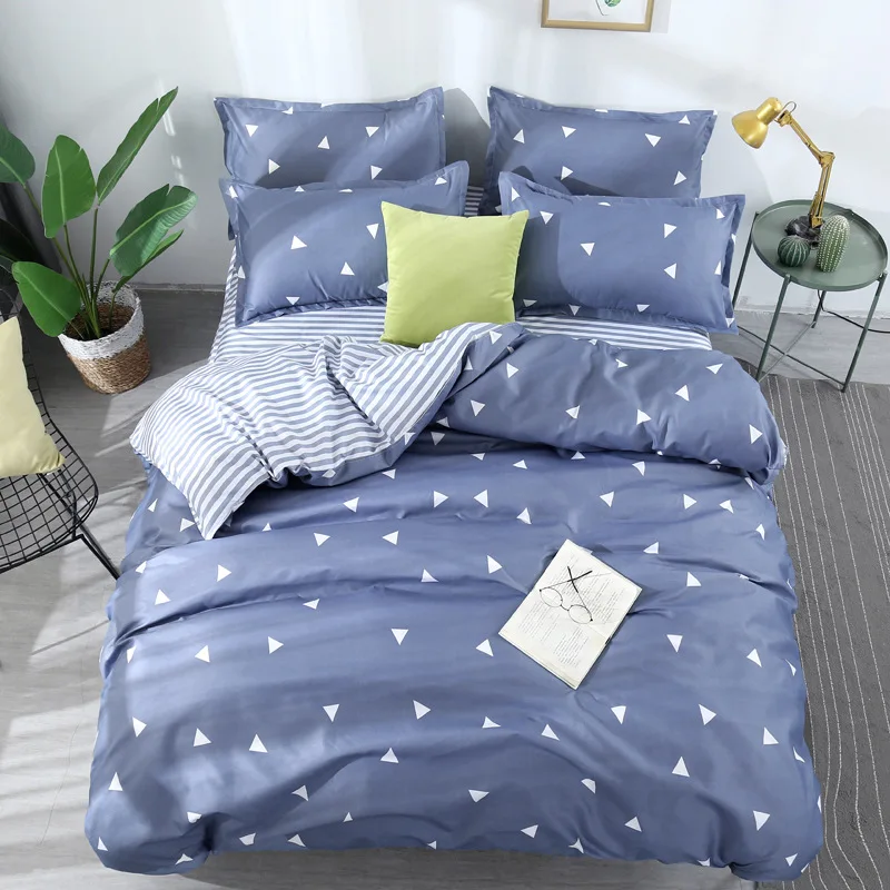 

BEST.WENSD 2019 Quality Printing Geometrical Bedding set duvet cover king queen full twin size bedcover single double bed sack