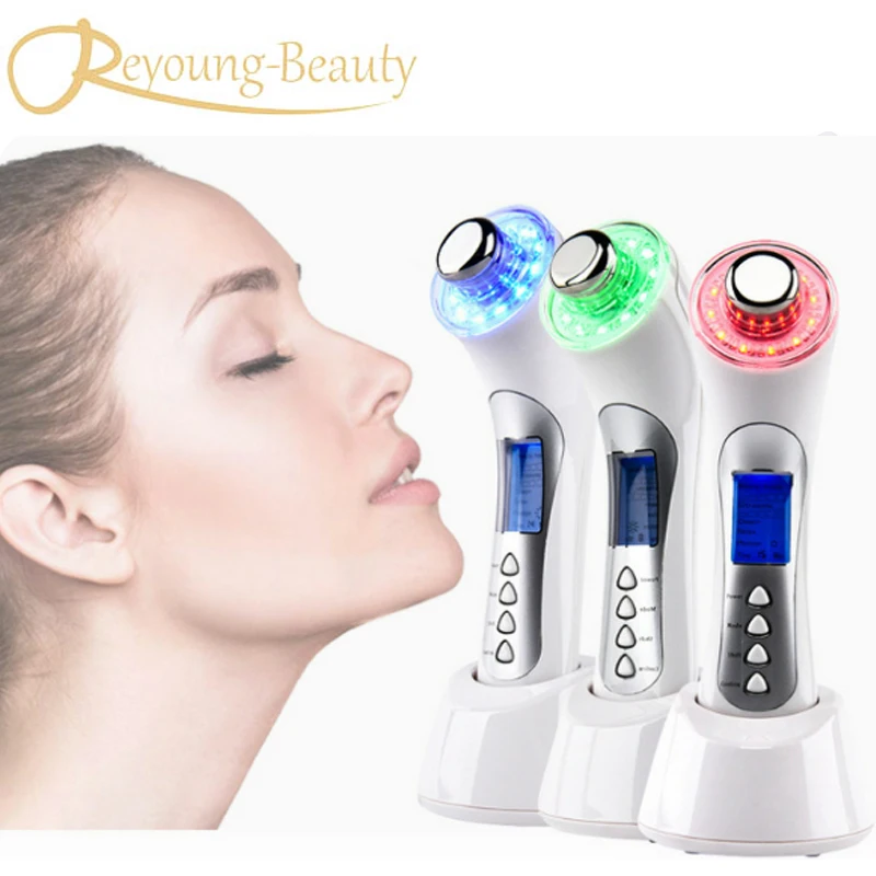 

Galvanic Current Spa Ultrasonic Photon IPL Led Skin Rejuvenation Tender Skin Care Vibration Face Eye Beauty Instrument