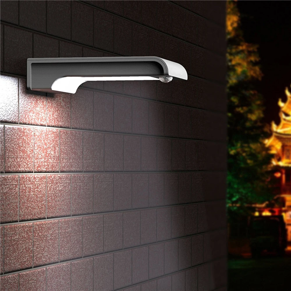 20pcs LEDs Home Wall Solar Lights PIR Motion Sensor Detector Gutter Sun Power LED Lights Door