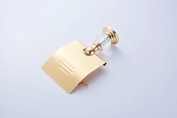 MTTUZK Золотое пространство Алюминий с кристаллами держатель туалетной бумаги, держатель рулона, держатель бумажного полотенца, туалетной