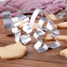 Раковины кошка слон формы для печенья резак Еда Класс Нержавеющая сталь печенья прессформы выпечки инструменты дома Кухня Supplise