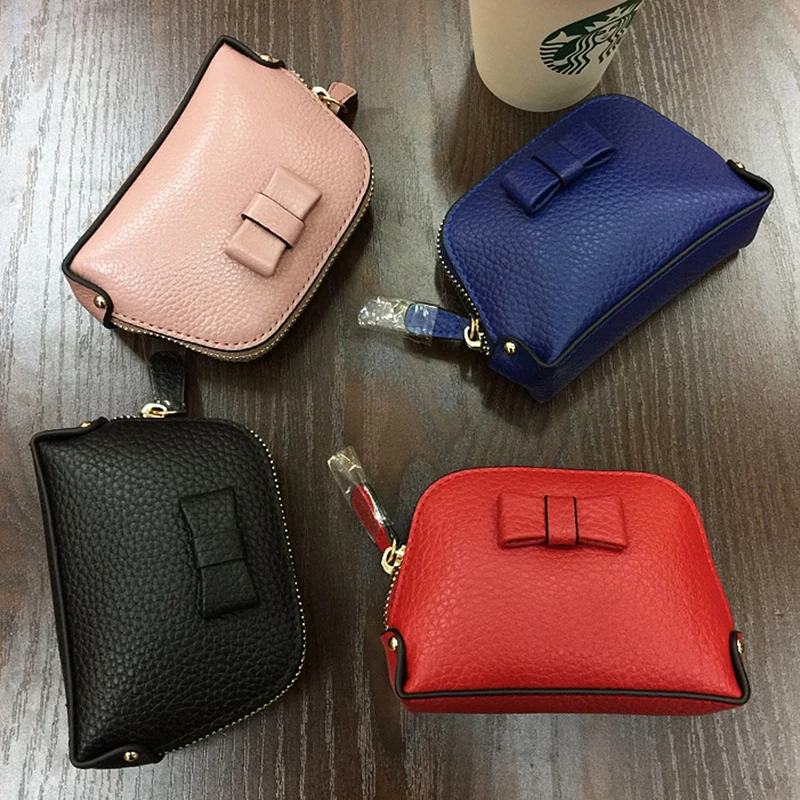 

Famous Brand Small Coin Purse Women Genuine Leather Zipper Cow Leather Wallet Women Vintage Mini Luxury Ladies Wallet Solid 2017