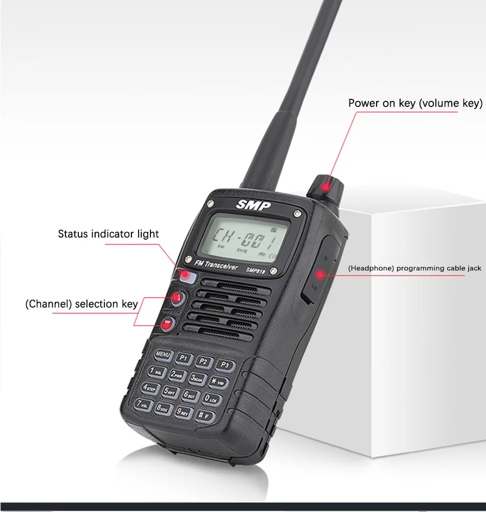 Подходит для Motorola Walkie Talkie SMP818 Civil 10 км рука высокой мощности отель мини двухстороннее радио портативный кв трансивер