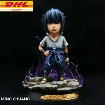 

7"NARUTO Statue Uzumaki Naruto Bust Uchiha Sasuke Uchiha Mikoto Mother GK Action Figure Collectible Model Toy BOX D645