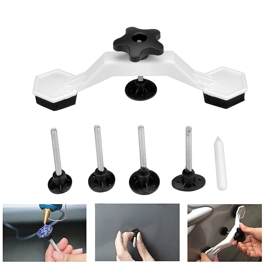 PDR Tools Kit Plastic Bridge Pulling Dent Remover Hand Tool Set For Paintless Dent Repair Tool Kit for Car Body Dent Repair Tool