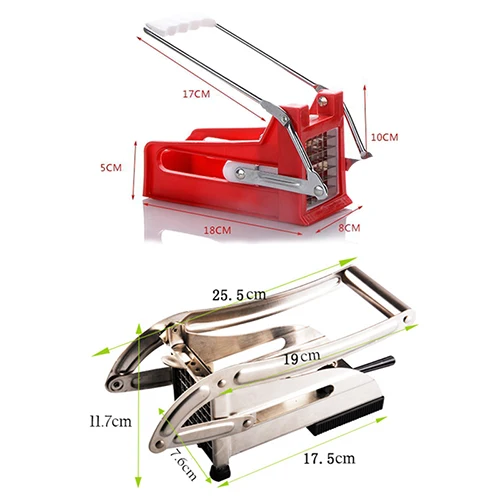Измельчитель для картофеля фри из нержавеющей стали производитель слайсер Чоппер кухонные инструменты приспособления кухонные аксессуары