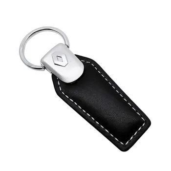 

1pcs Leather Car Keychain Keyring Auto Car Key Chain Rings For Renault Clio Capture Koleos Fluence Megane 2 3 Talisman Latitude