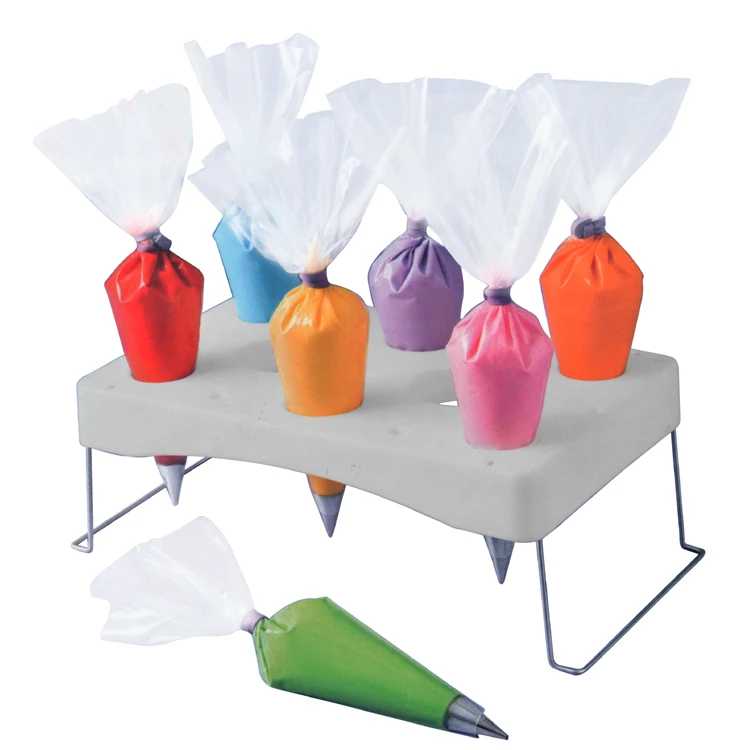 Cake Decorating frosting icing Piping Bag stand Holder Tray NEW cake