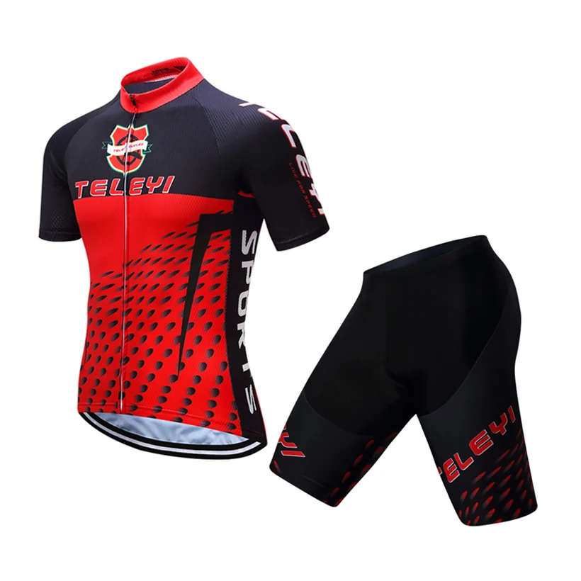 3 Джерси+ шорты на лямках для велоспорта ropa ciclismo hombre bike mtb Спортивная одежда для велоспорта из Китая maillot ciclismo bicycle clothi - Цвет: 3