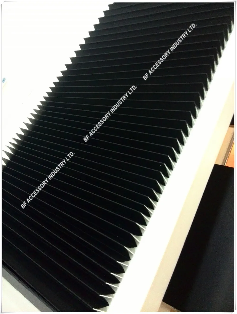 Flat straight bellows LMax 800mm,cnc machine tools flexible protective