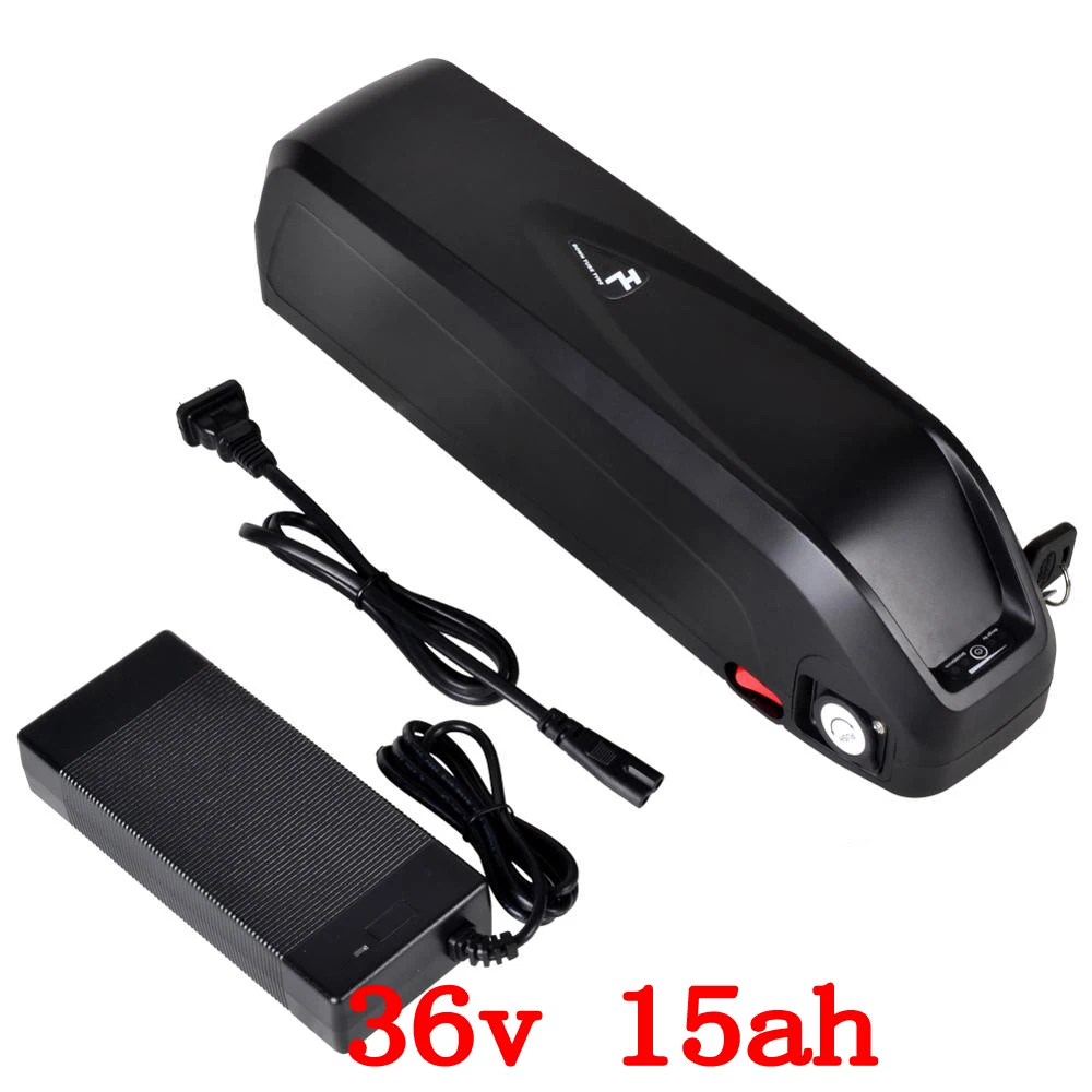 Excellent 36v 15ah electric bicycle battery 36v 15ah lithium  battery with 15A BMS+USB port +42V 2A charger for Bafang/8fun 500W motor 0
