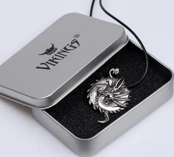 

Yin Yang Dragon Pendant Necklace Talisman Chinese Symbol Taoist Taoism Tai Chi Men Gift Statement Necklace Jewelry Lead Free