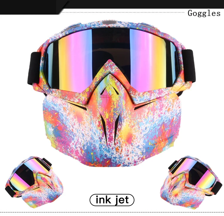 Queshark الرجال النساء تزلج على الجليد الثلج نظارات قناع الثلوج الشتاء التزلج نظارات التزلج موتوكروس النظارات الشمسية