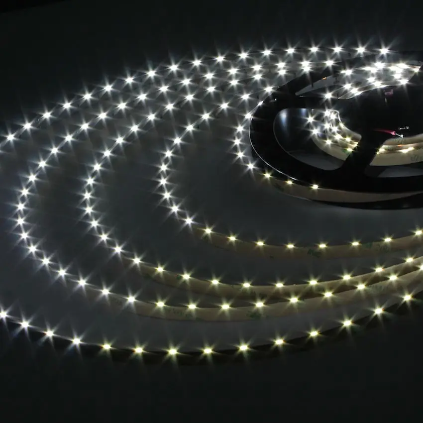 Светодиодная лента бокового вида 60/ 84/120/156 3014 SMD LED на метр постоянный ток 12 В/24 В 5 м