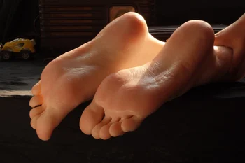 

Men Mannequin Foot Sock Display / Flexible Soft Silicone Material