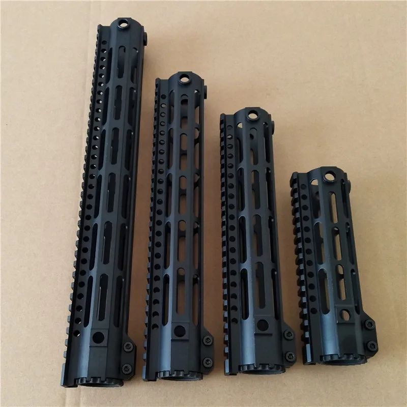 BoKey AR-15 M4 M-LOK MLOK 7 10 12 15 дюймов Тонкий свободный поплавок Handguard Пикатинни кронштейн