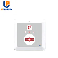 LPSECURITY Беспроводной Вызов аварийная система для медицинских работников, пожилых людей, дети, воспитателей, отключить K1 с адаптером питания
