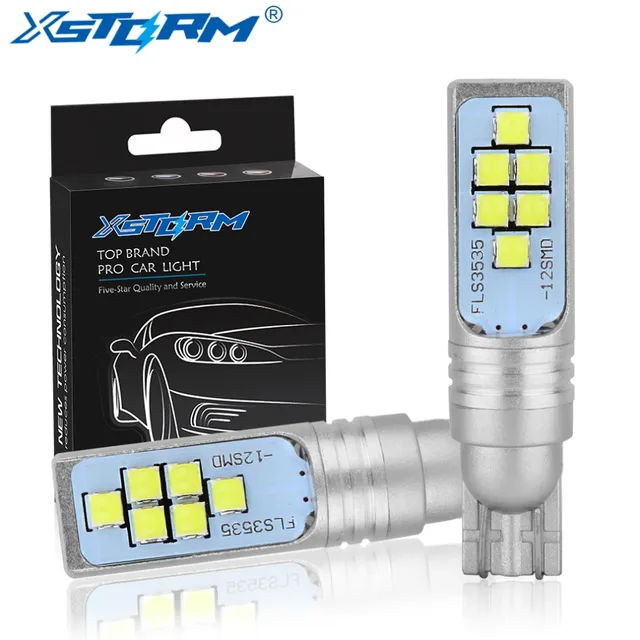 2Pcs T15 W16W LED Bulb Canbus Error Free 920 921 912 1200LM Car Reverse Light Auto Backup Brake Parking Lamp 6000K 12V 24V