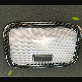 

ABS Carbon Fibre 2018 2019 Auto Accessories Car Rear Reading Lampshade Cover for Hyundai Kona Encino Trim Interior Mouldings