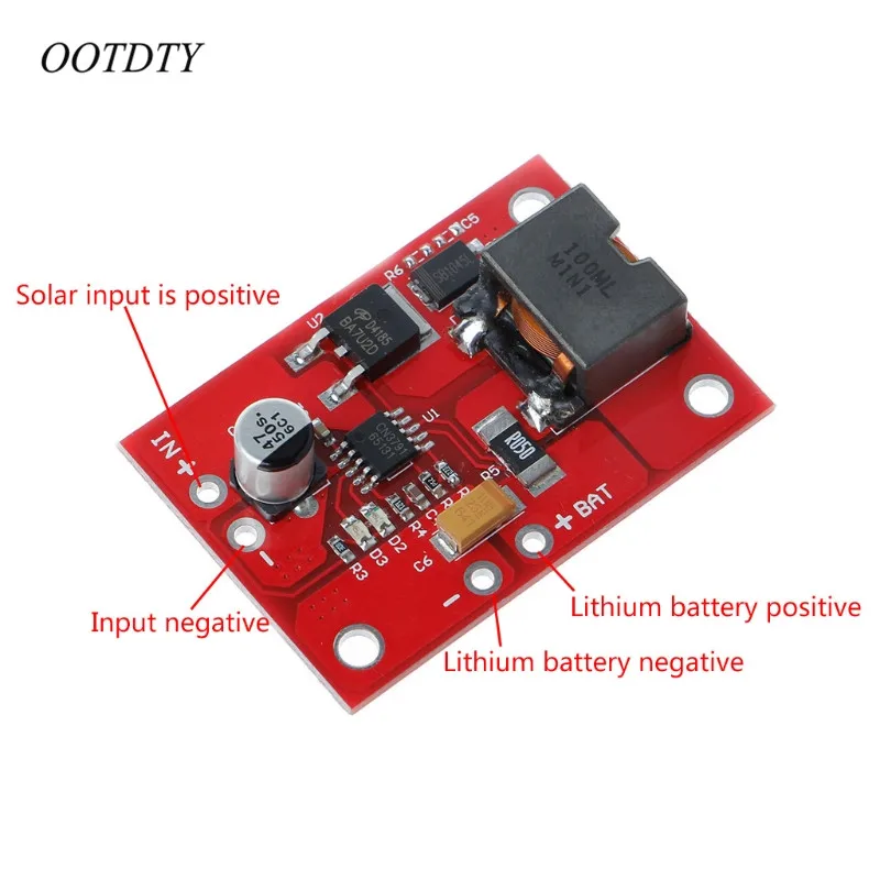 OOTDTY 1 ячейка литиевая батарея Зарядка 3 7 V 4 2 CN3791 регулятор MPPT контроллер солнечной