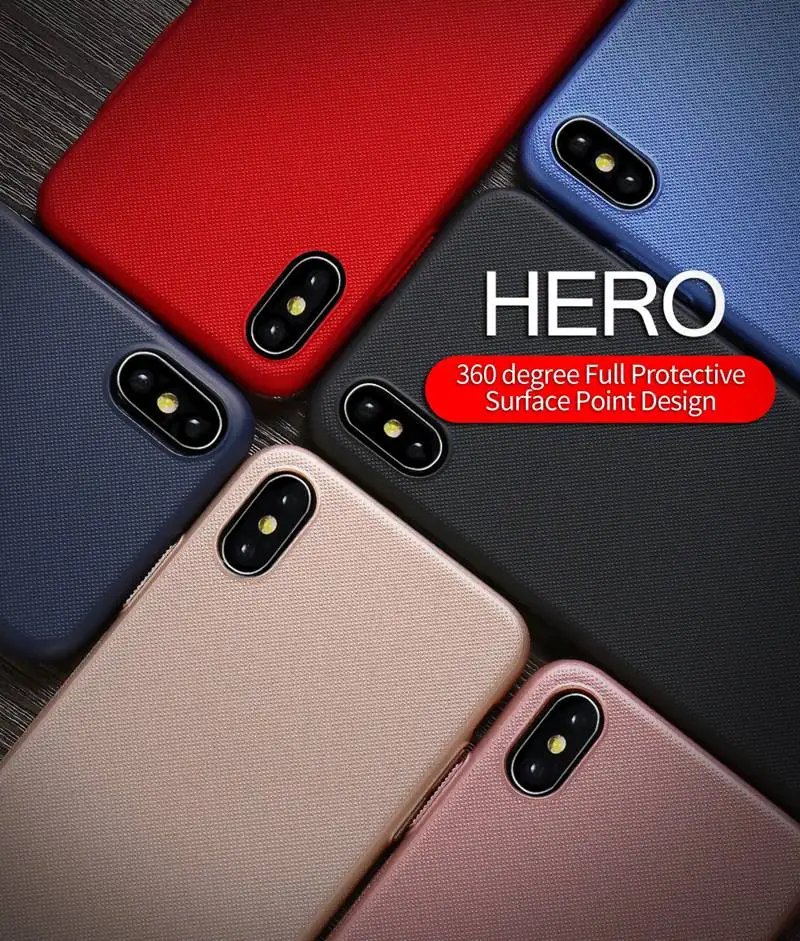 Чехол серии X-Level Hero для IPhone X, 8, 7, 6, 6S Plus, чехол с полным краем, Жесткий ПК, тонкий чехол Крышка корпуса ля IPhone X