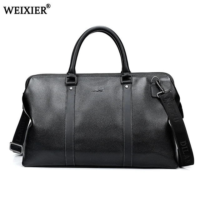 Fashion Split Leather Men Travel Bag Carry On Luggage Fashion Split Leather Men Travel Bag Carry On Luggage Duffel Overnight Weekend