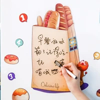 Bread bag Холодильник магнитная палочка скандинавский креативный 3d стерео магнит примечание доска для сообщений холодильник сувенир магнитная доска украшение - Цвет: Bread bag