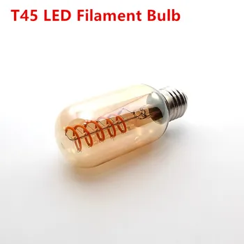 

ST64 A19 G80 G95 LED vintage lamp bulb spiral new design soft LED filament 4W Edison bulb commercial light bulb night lamp bulb