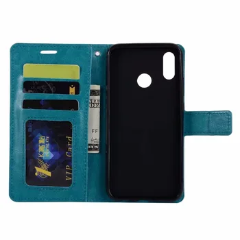 

100pcs/lot free shipping Soft TPU + PU Leather Crazy Horse Wallet Case for Huawei P20/P20 PLUS/P20 Pro/P20 Lite/Nova 3E