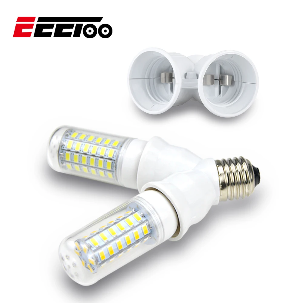 

EeeToo Lamp Holder Bulb Bases Converter Socket E27 for LED Light Adapter E14 to E27 E14 to B22 Fireproof Material Lamp Base G9