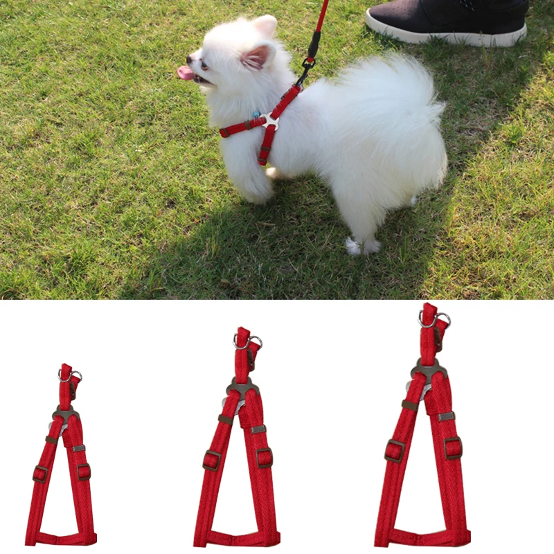 

The adjustable nylon Dog nylon leash set for small and medium sized dog puppies