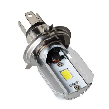 

2Pcs DC/AC 6-80V 12W H/L LED Motorcycle Headlamp COB H4 Bulb Motorbike Headlight