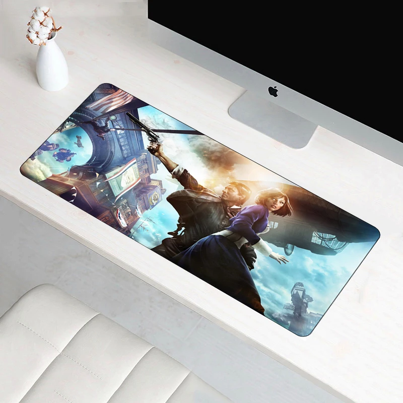 

SIANCS Large 60X30cm XL bioshock Mouse pad Game Gamer gaming Mousepad keyboard notebook pc accessories laptop padmouse mat