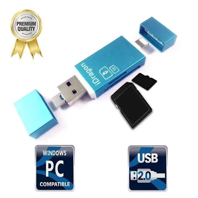 Best Offers USB 2.0 Card Reader Portable 3 In 1 SD/Micro SD TF OTG Type C Smart Memory Card Adapter For IOS For Android Computer Laptop Best Offers USB 2.0 Card Reader Portable 3 In 1 SD/Micro SD TF OTG Type C Smart Memory Card Adapter For IOS For Android Computer Laptop