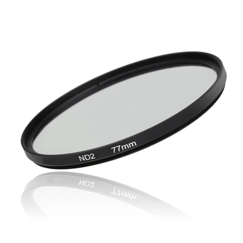 ND 필터 ND2 ND4 ND8 중립 밀도 필터, 캐논 니콘 카메라용, 49mm, 52mm, 55mm, 58mm, 62mm, 67mm, 72mm, 77mm, 37mm, 43mm, 46mm 2
