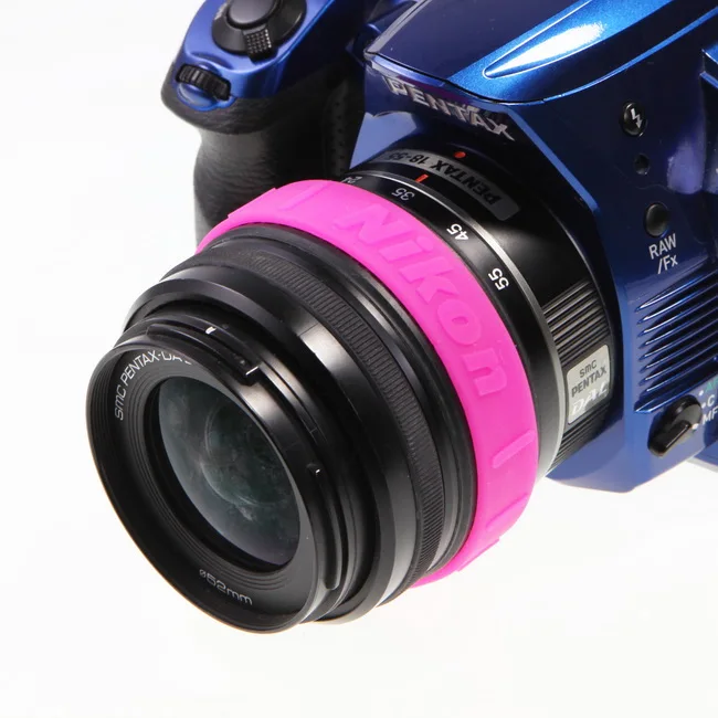 Для Nikon фотографии браслеты с объективом напульсники объектив полоса стоп зум ползать красочные силиконовые 49 мм 52 мм 58 мм 62 мм 67 мм 72 мм 77 мм