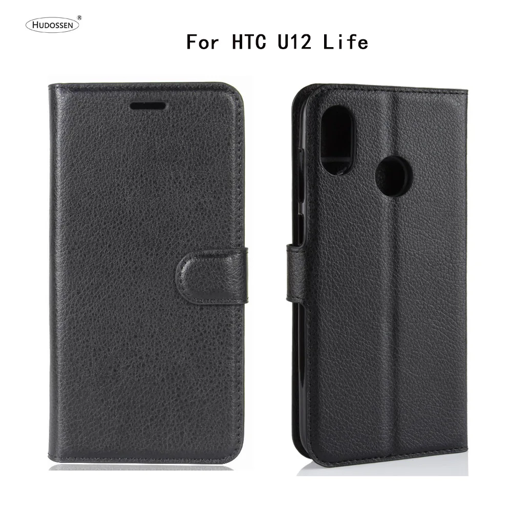 

HUDOSSEN For HTC U12 Life Cell Phone Cases Coque Stand Wallet Flip Leather Magnetic Case For HTC U 12 Life Protective Cover