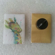 Печать на заказ булавки с эпоксидной