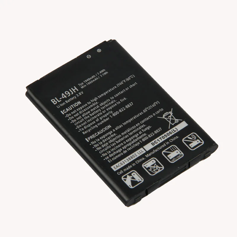 

Original BL-49JH Battery for LG K3 LS450 K4 K120 Spree K130 k120e K130e K121 1940mAh