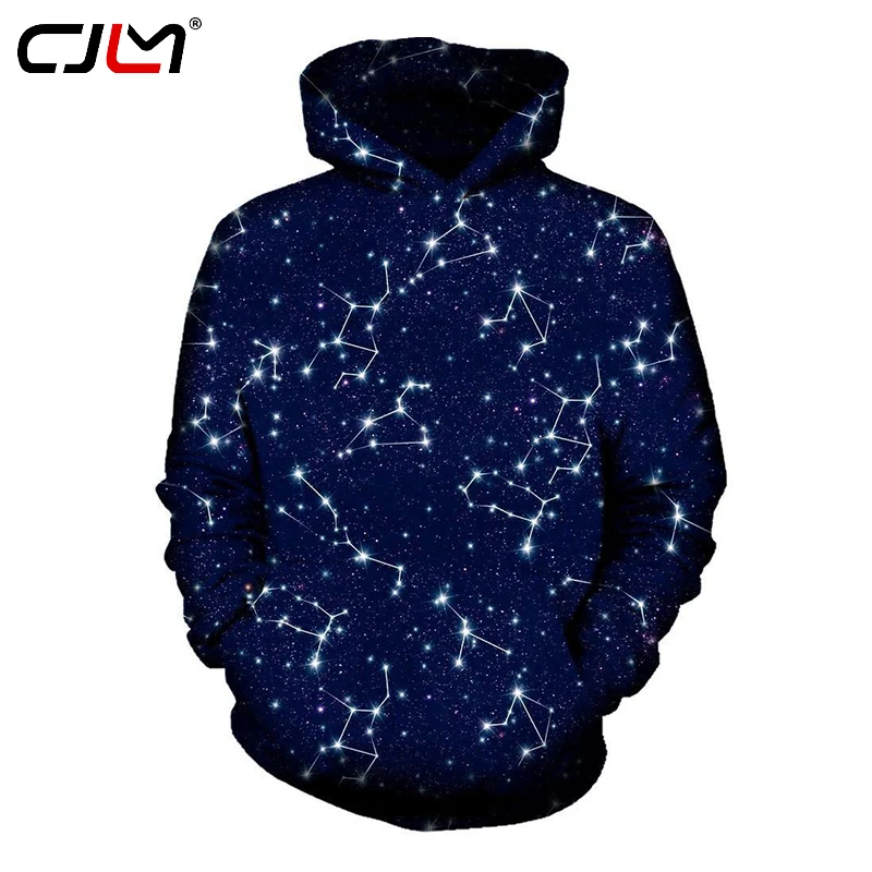 Новое поступление 2018 модная мужская Толстовка Оверсайз CJLM с цифровым 3d