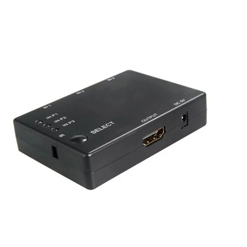 Новый 3 порта 1080p HDMI переключатель видео сплиттер с ИК пультом дистанционного