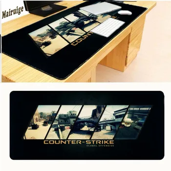 

Mairuige Large Overlock Free Shipping Mousepad Game Mice Office Play Mat Mouse Pad Gamer Rectangle Mousepad CSGO Counter Strike
