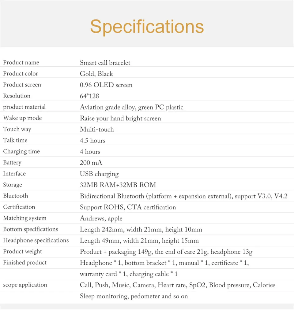 YKSO Bluetooth Smart band With SIM Card  smart bracelet B3 Plus Smart Wristband Heart Rate Monitor Smart band  (8)