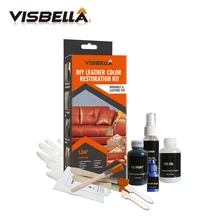 Visbella DIY Leather Color Restoration Kit for Auto Upholstery Apparel Footwear Furniture Bags Purses Luggage Hand Tool Sets