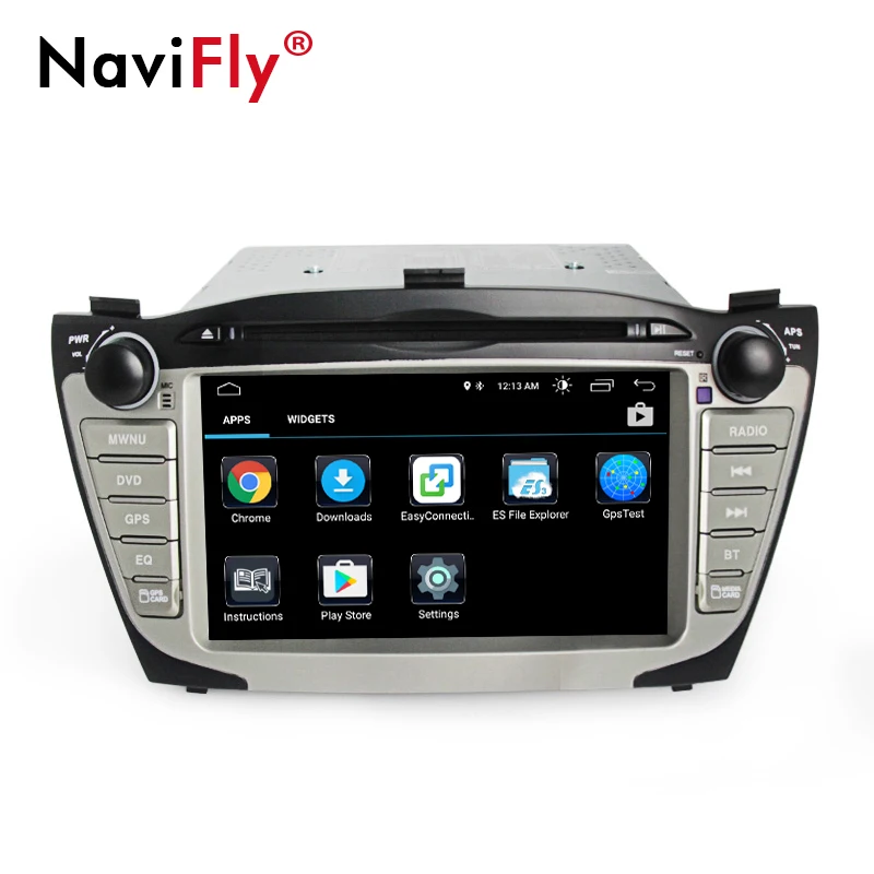 Cheap New! 2din Android 8.1 Car radio GPS Navigation For Hyundai ix35 Tucson 2009-2015 Audio Radio Stereo Head Unit WIFI BT RDS Canbus 1