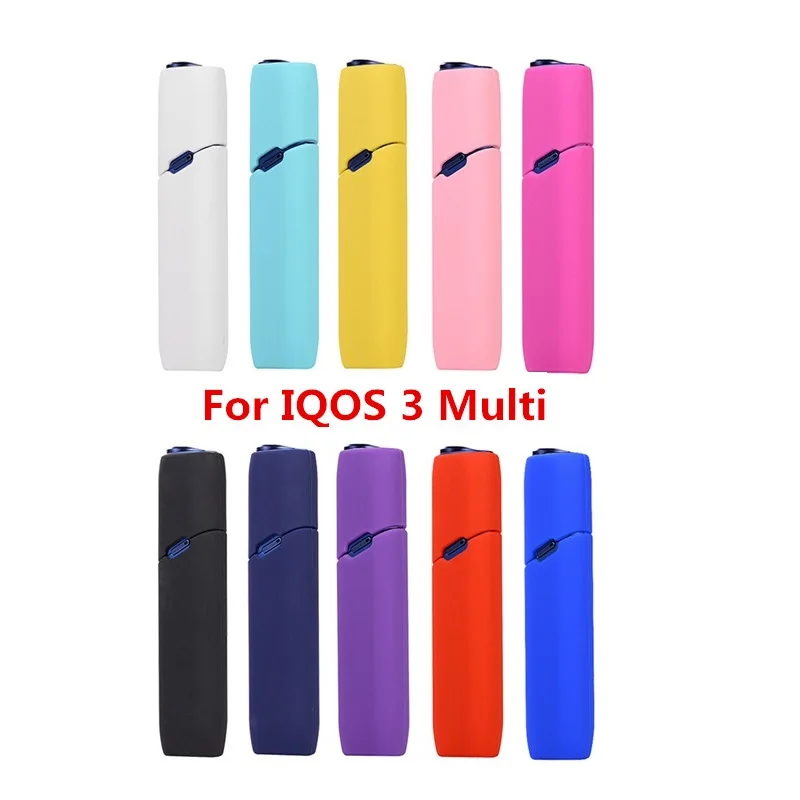 

10 Colors Silicone Case E Cigarette Full Protective Cover Suitable For IQOS 3.0 Multi
