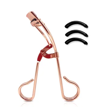 

Dighealth Women Lady Professional Rose Gold Handle Eyelash Curler Eye lashes Curling Clip Beauty Makeup Eyelashes Tools