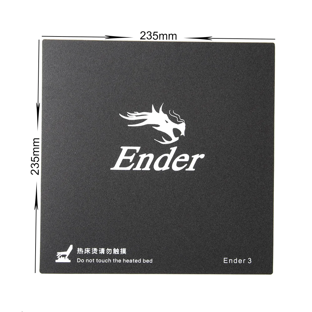 Ender-3 черная Тепловая бумажная лента 235*235*1 мм размер 3D принтеры части нагревания маляры высокой температуры
