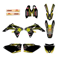 新しい ROCKSTAR TEAM のためスズキ RMZ450 RMZ 450 2008 2009 2010 2011 2012-2017 オートバイステッカーデカール